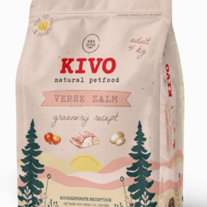 külmpressitud kuivtoit, värske lõhe.