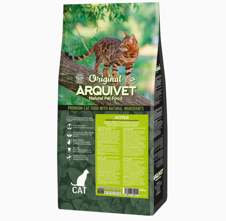 arquivet kuivtoit kassipoegadele, 1,5 kg